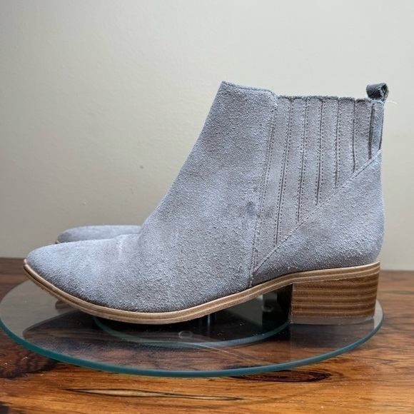 MARC FISHER Yolli Grey Suede Bootie - Picture 4 of 15